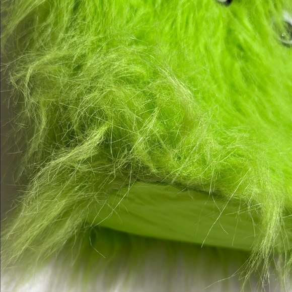 Fuzzy Green Monster Halloween Bag - Picture 3 of 9
